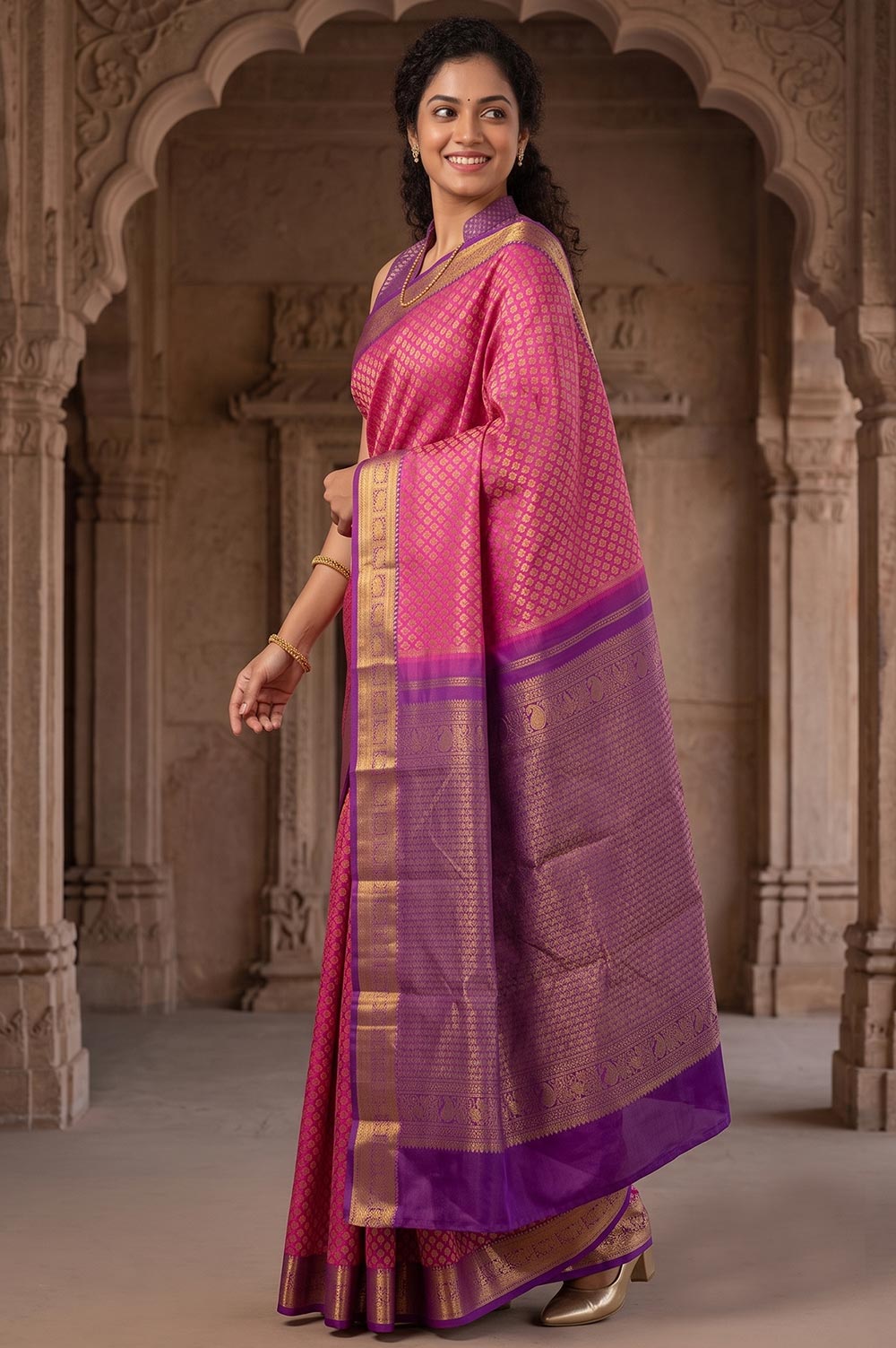 Kancheepuram Pure Silk Handloom Saree