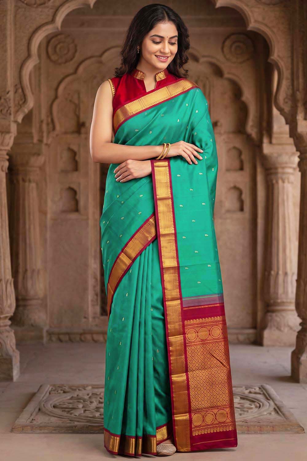 Kancheepuram Pure Silk Handloom Saree