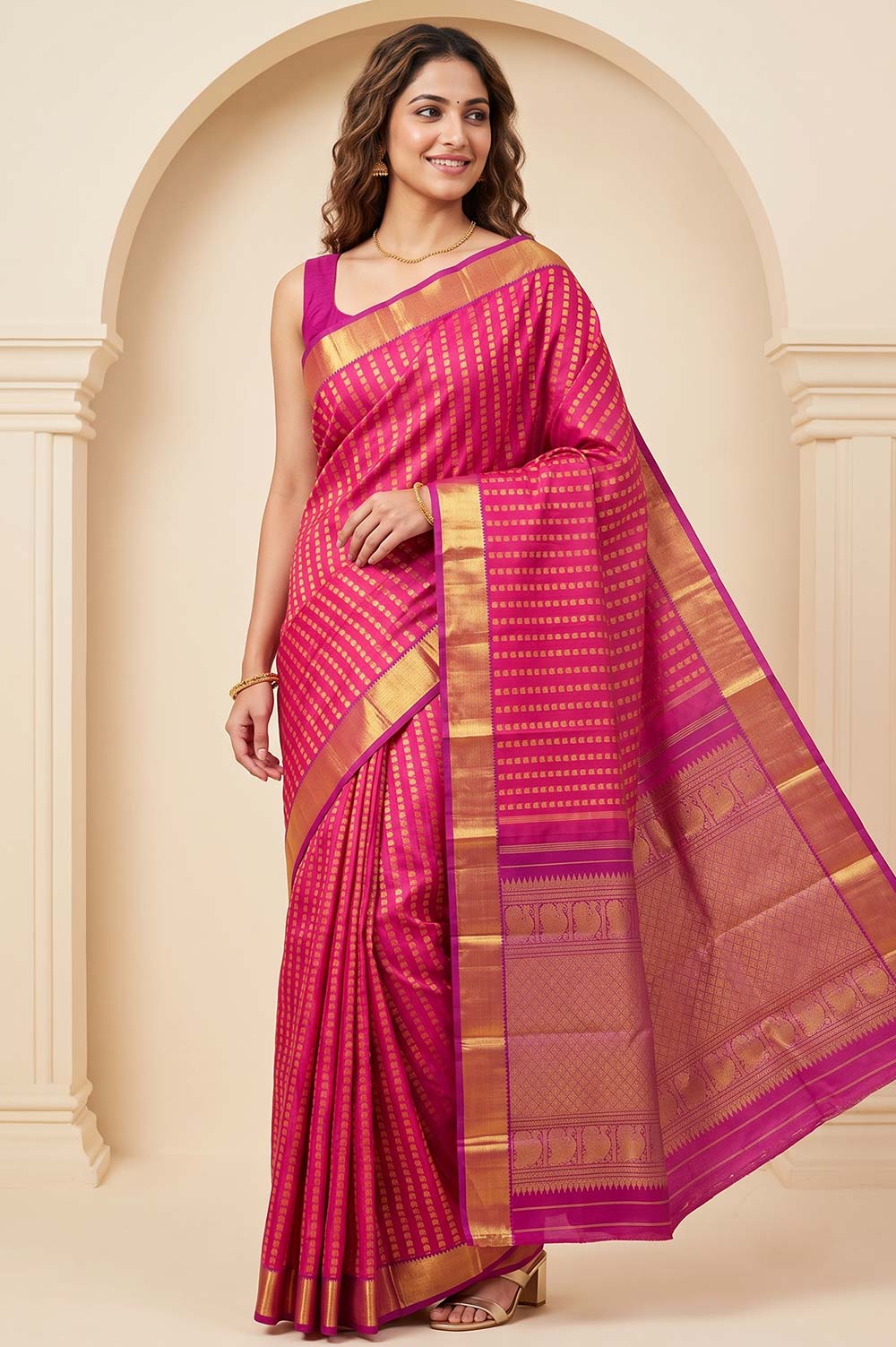 Kancheepuram Pure Silk Handloom Saree