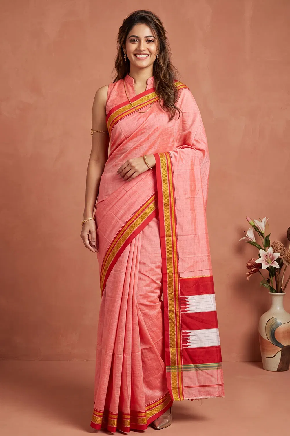 Ilkal Authentic Handloom Cotton-Silk Saree