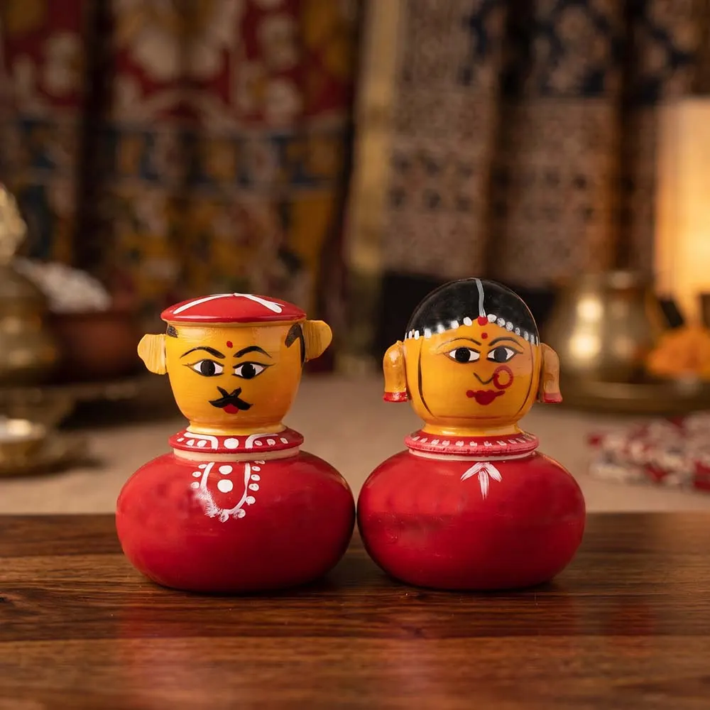 Etikoppaka Kumkum Holder
