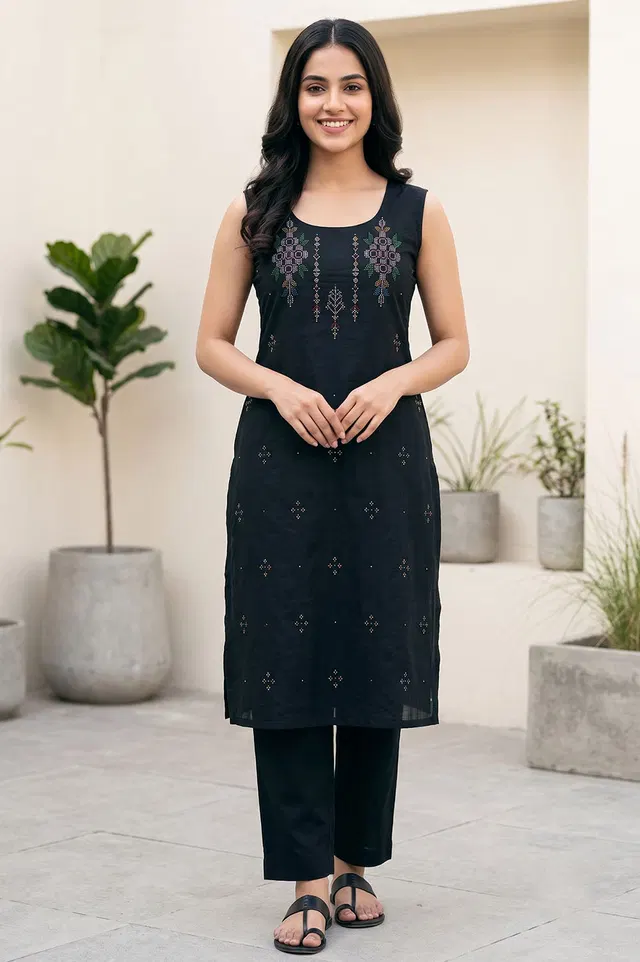 Tangaliya Cotton Kurti Unstitched Dress Material