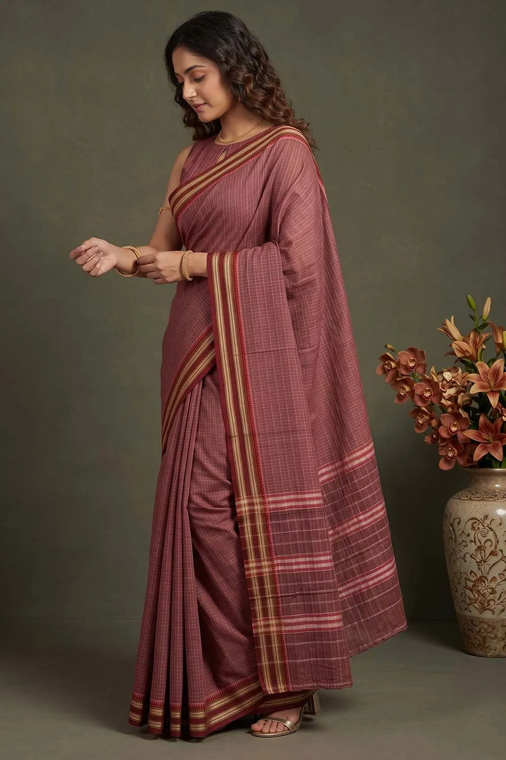 Narayanpet Handloom Cotton Saree