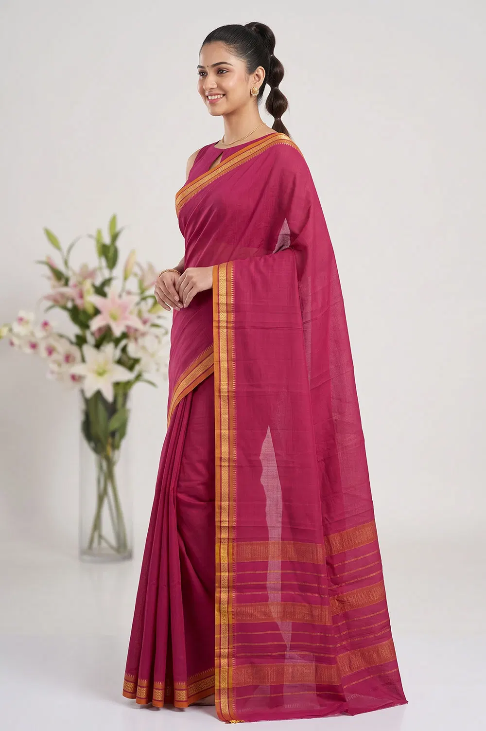 Narayanpet Handloom Cotton Saree