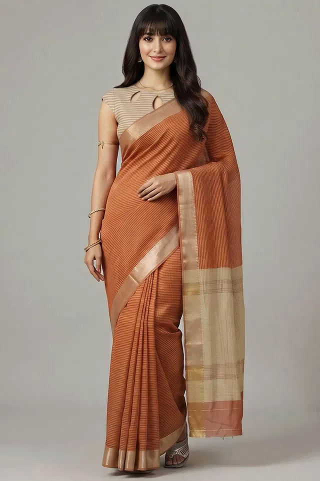 Mangalagiri Handloom Pure Cotton Saree