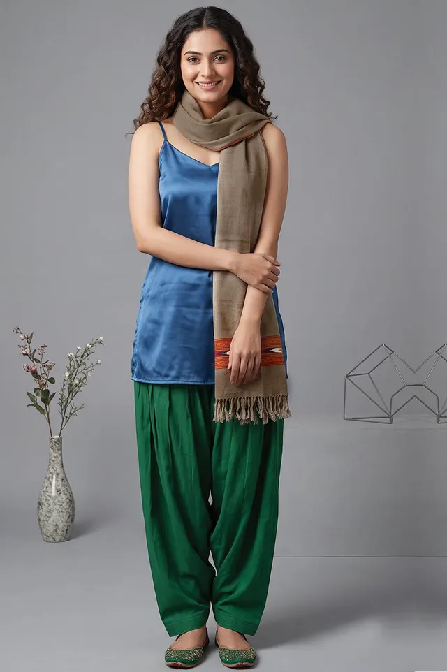 Kullu Pure Wool Handloom Muffler