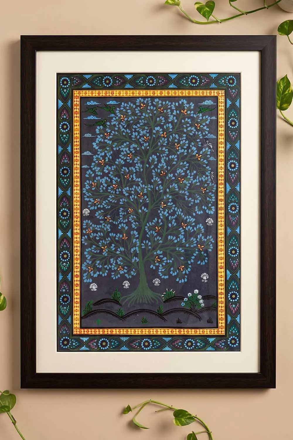 Orissa Pattachitra Tree of Life Painting (18*24) Inches