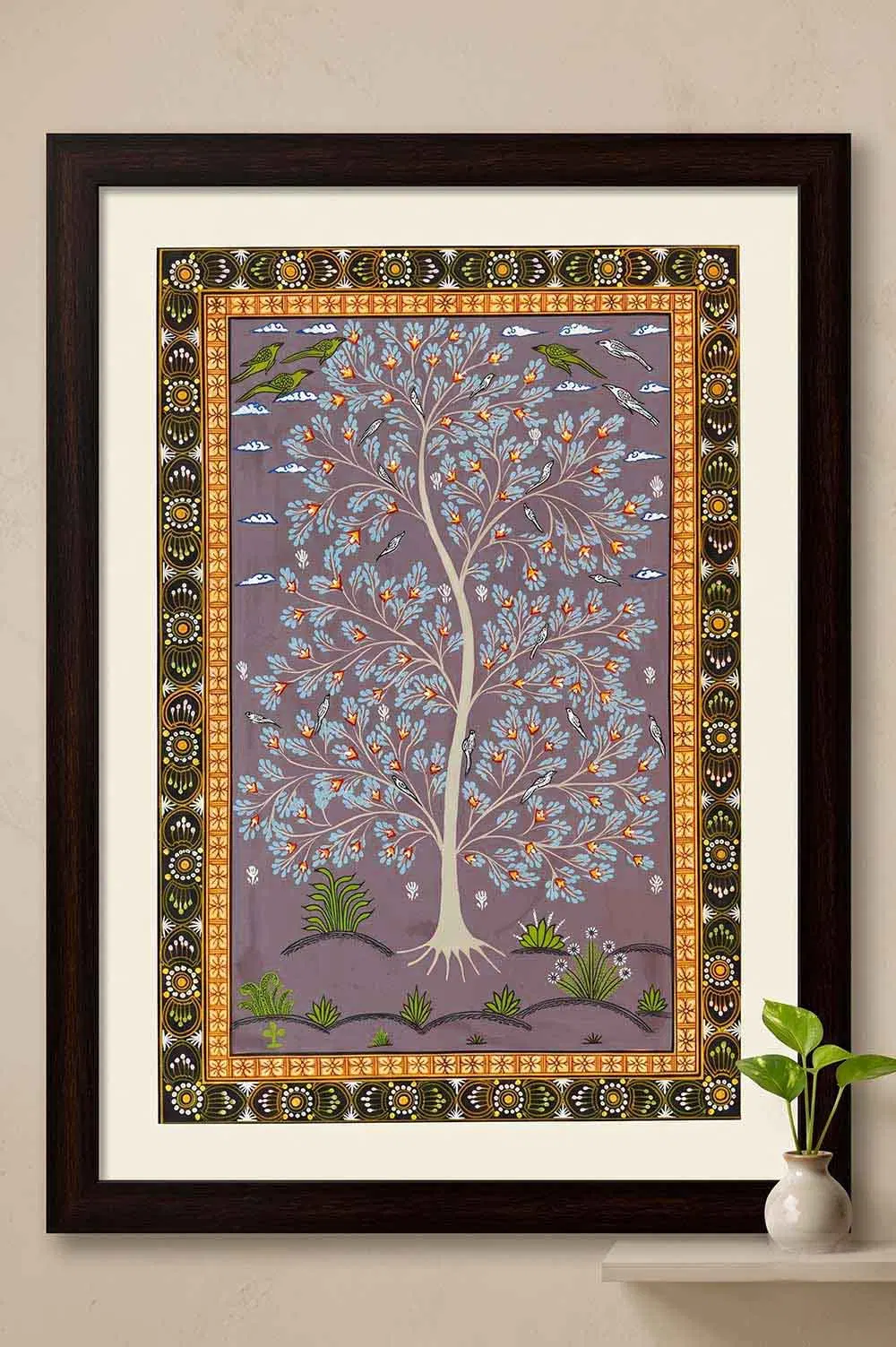 Orissa Pattachitra Tree of Life Painting (18*24) Inches