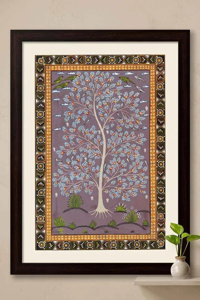 Orissa Pattachitra Tree of Life Painting (18*24) Inches