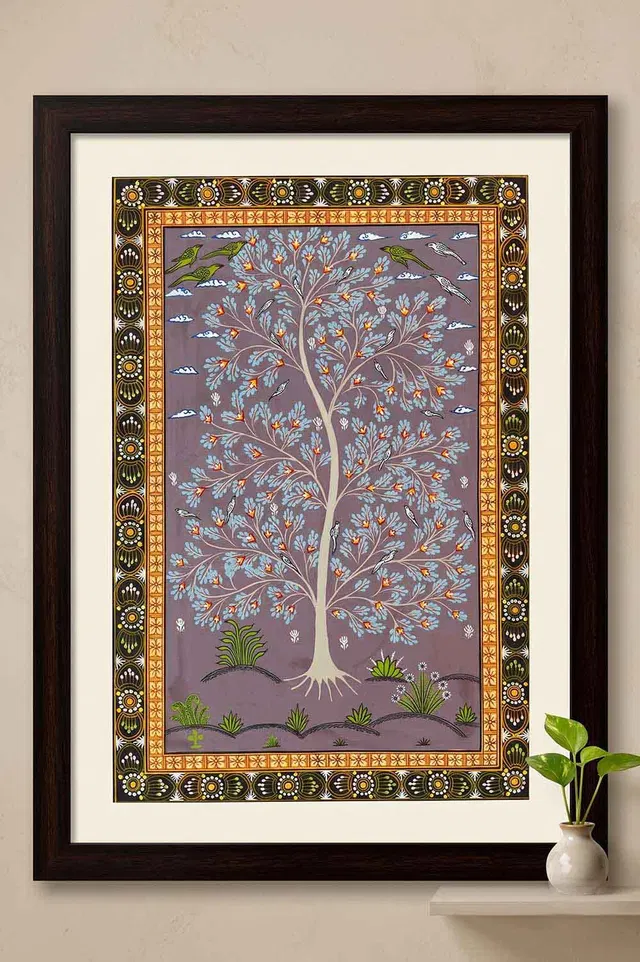 Orissa Pattachitra Tree of Life Painting (18*24) Inches