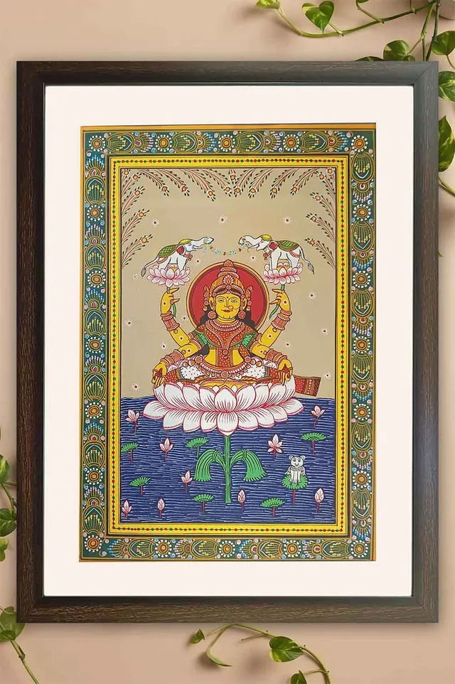 Orissa Pattachitra - Lakshmi (18*24 Inches)