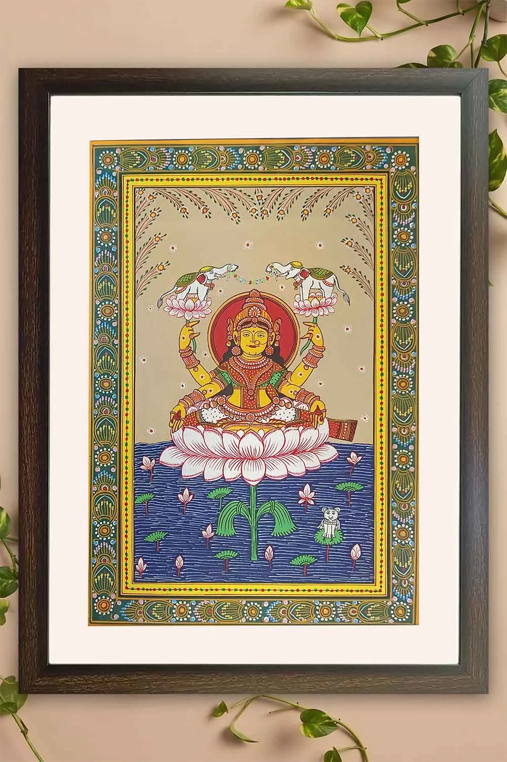Orissa Pattachitra - Lakshmi (18*24 Inches)
