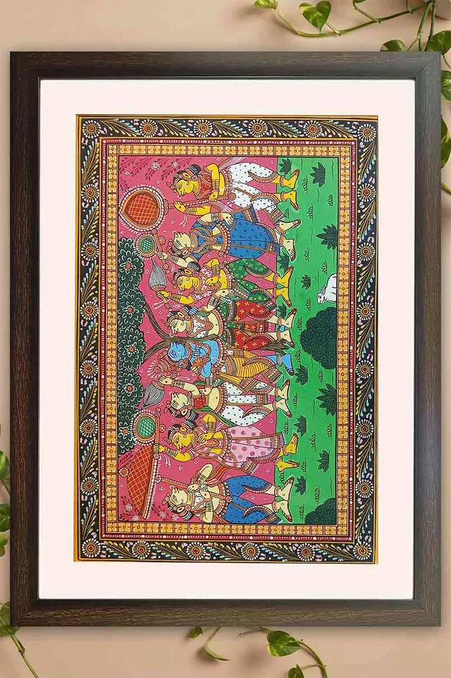 Orissa Pattachitra – Radha Krishna Rasaleela (24x18 Inches)