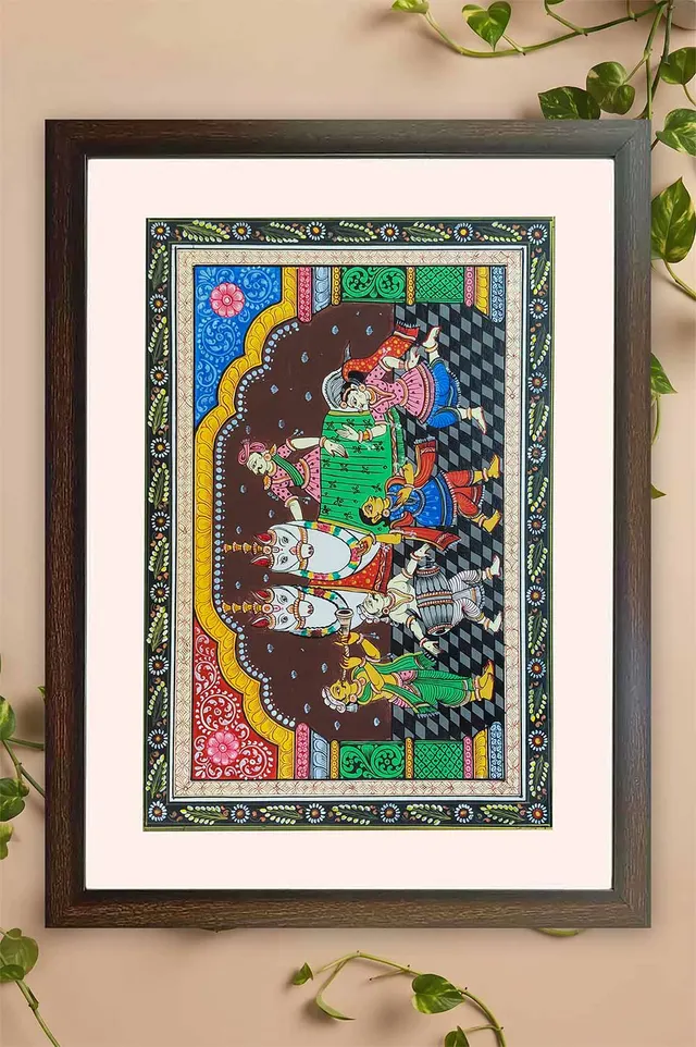 Orissa Pattachitra - Folk Dance Form (24*18 Inches)