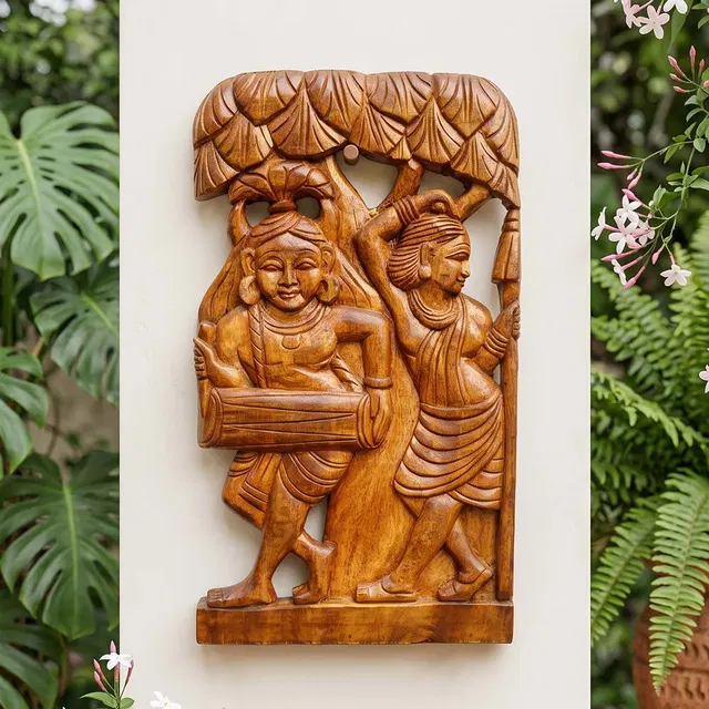 Bastar Wooden Handmade Madiya Madin Artwork