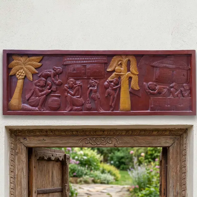 Bastar Wooden Handmade Salfi Village Artwork