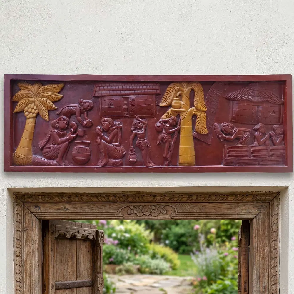 Bastar Wooden Handmade Salfi Village Artwork