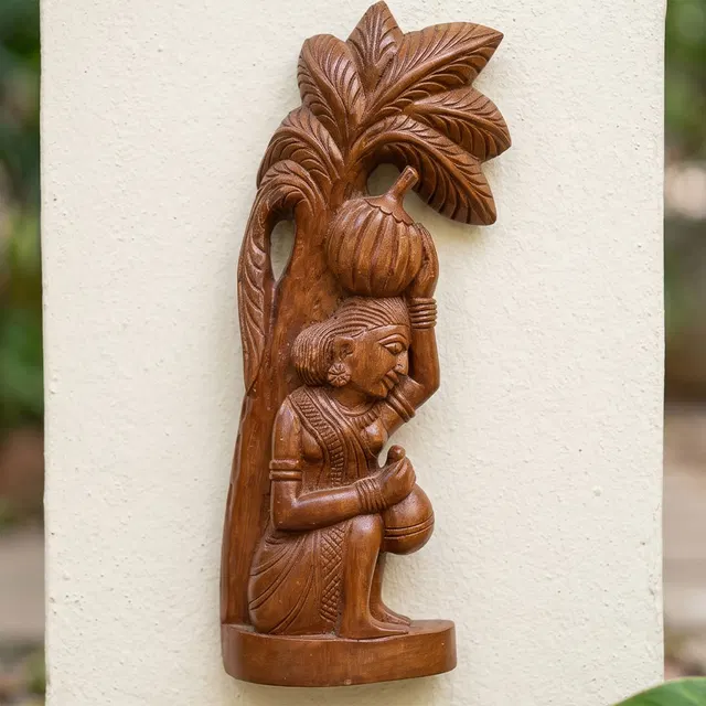 Bastar Wooden Handmade Bajar Artwork