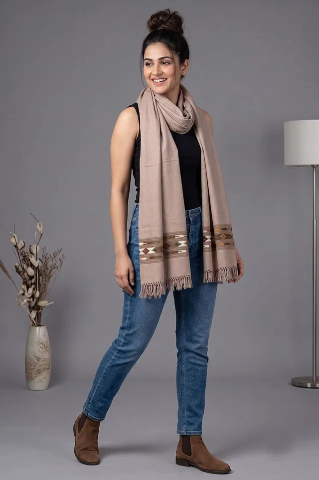 Kullu Pure Wool Handloom Shawl