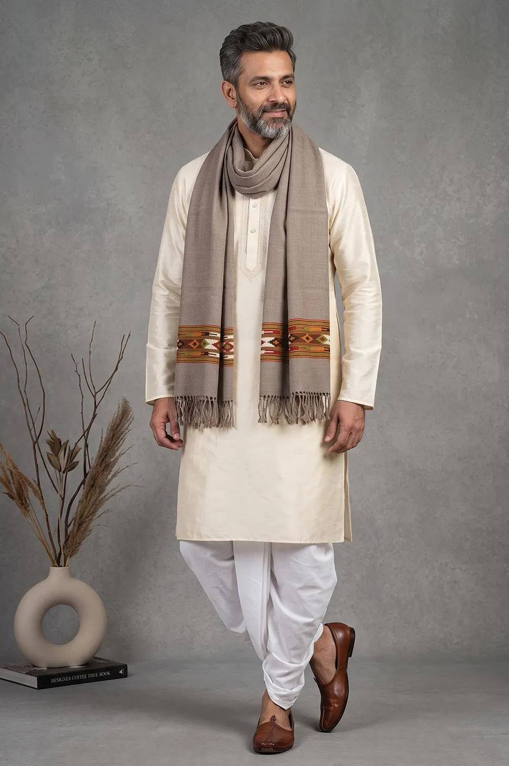 Kullu Pure Wool Handloom Shawl