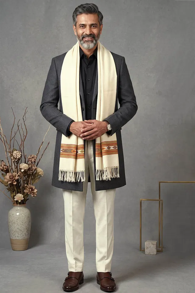 Kullu Pure Wool Handloom Shawl