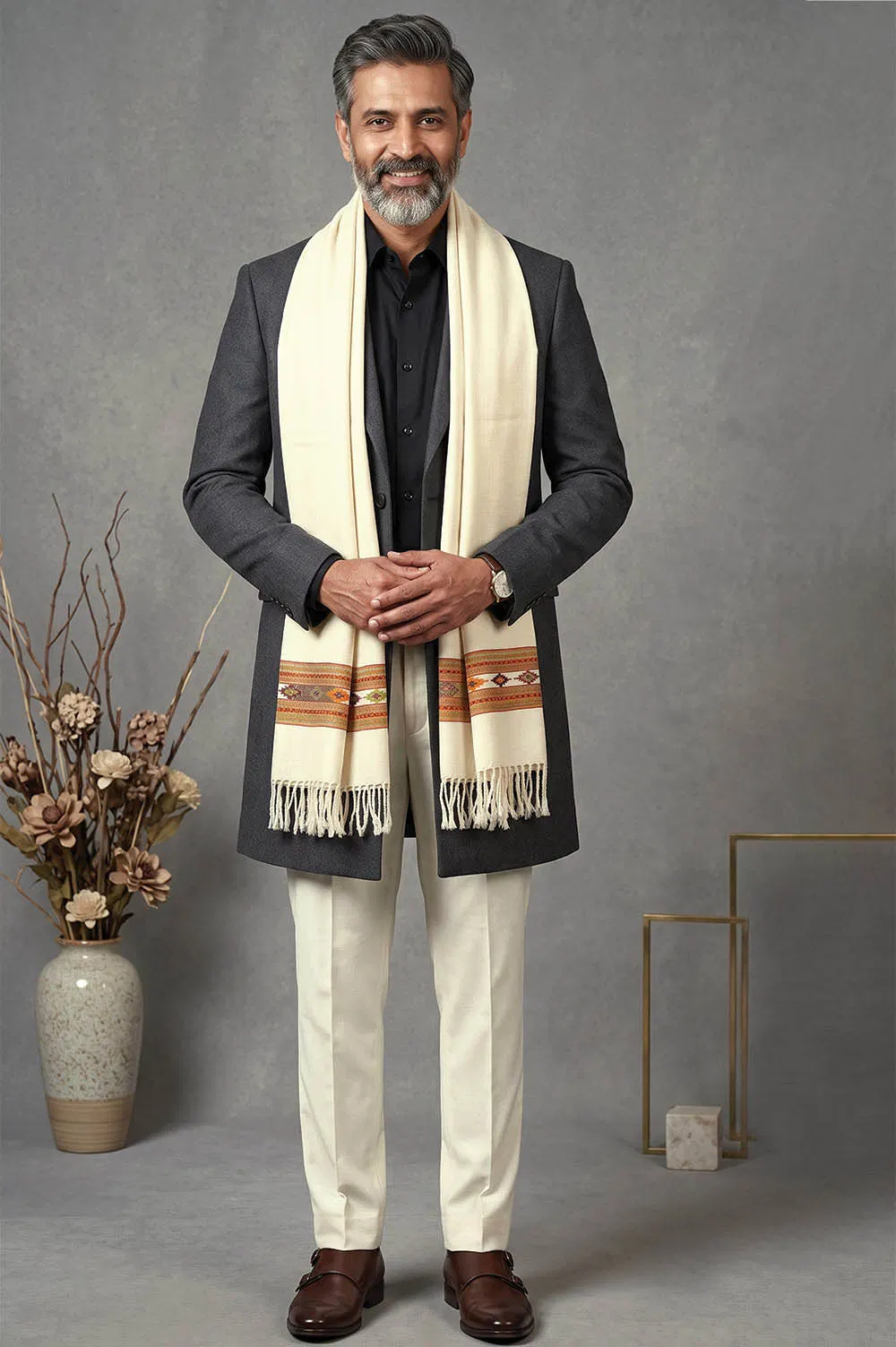 Kullu Pure Wool Handloom Shawl