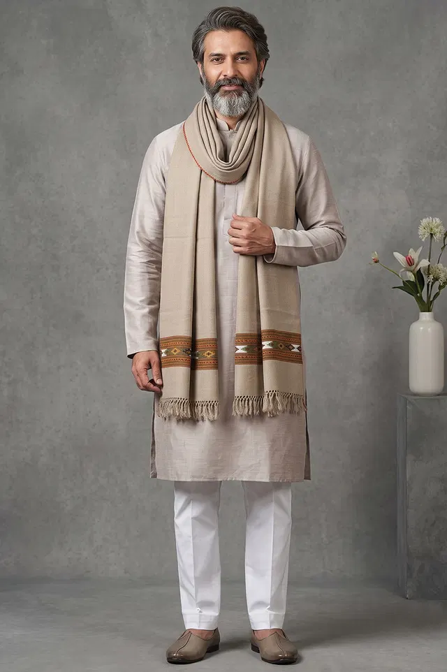 Kullu Pure Wool Handloom Shawl