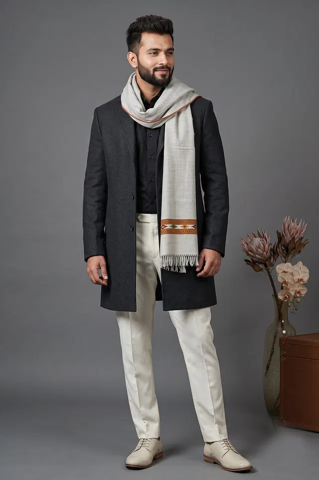 Kullu Pure Wool Handloom Shawl