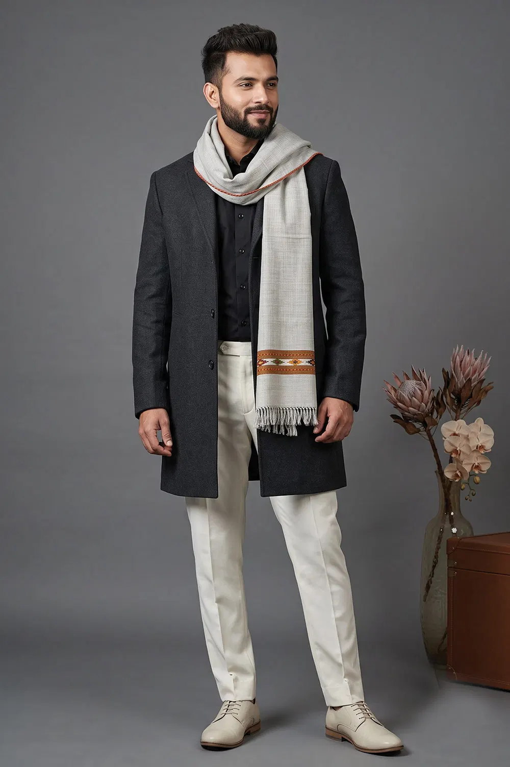Kullu Pure Wool Handloom Shawl