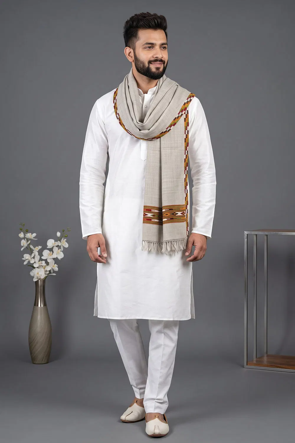 Kullu Pure Wool Handloom Shawl