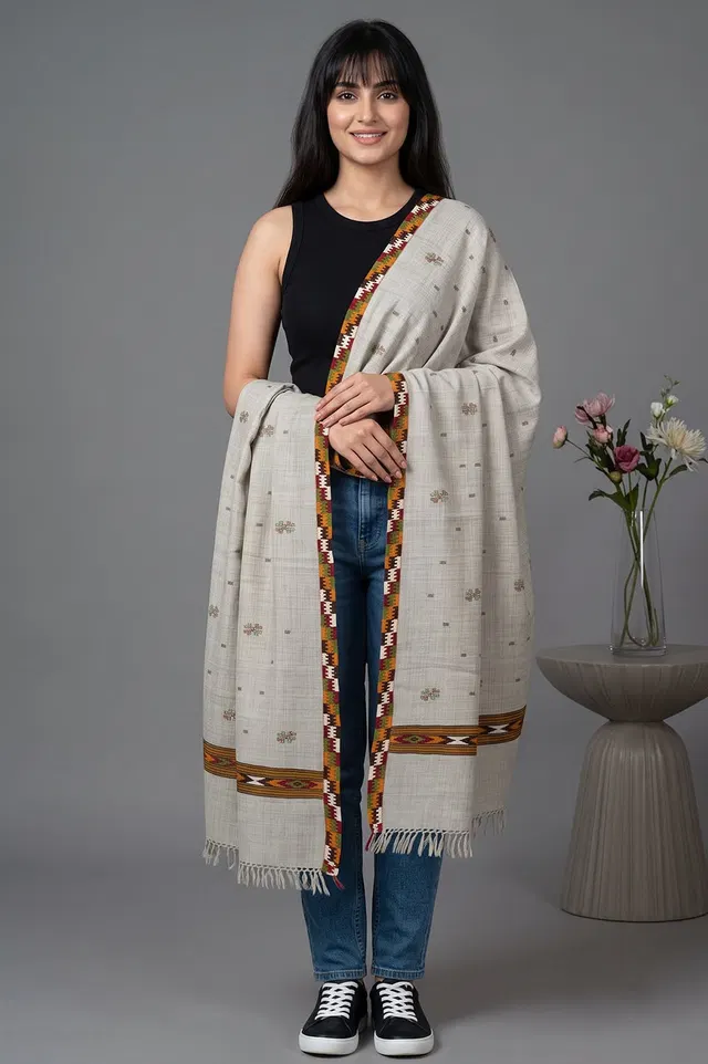 Kullu Pure Wool Handloom Shawl