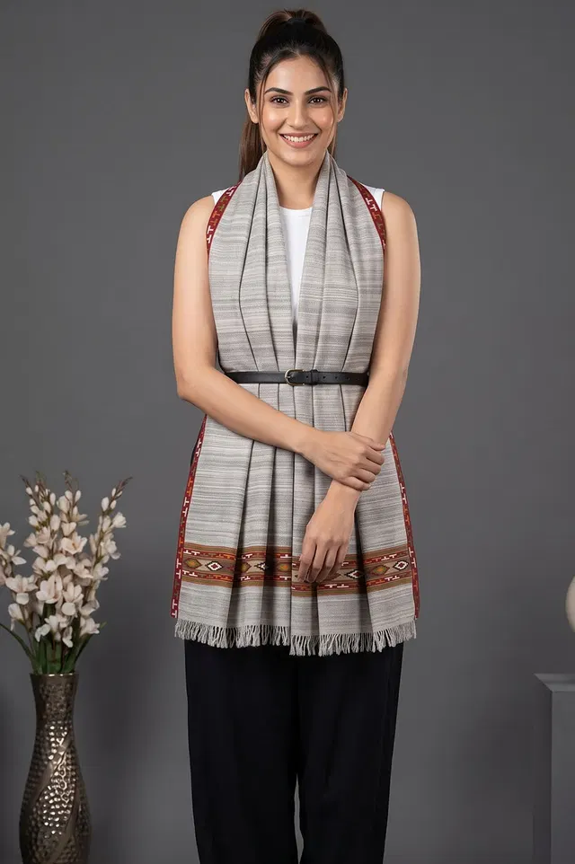 Kullu Pure Wool Handloom Shawl