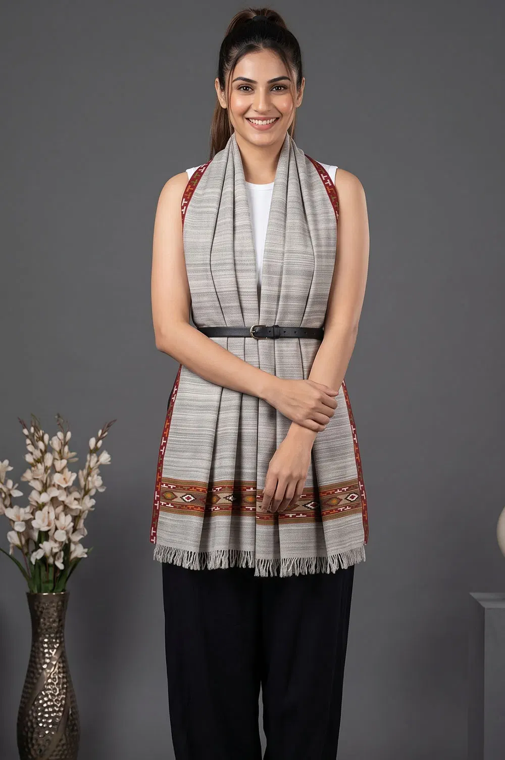 Kullu Pure Wool Handloom Shawl