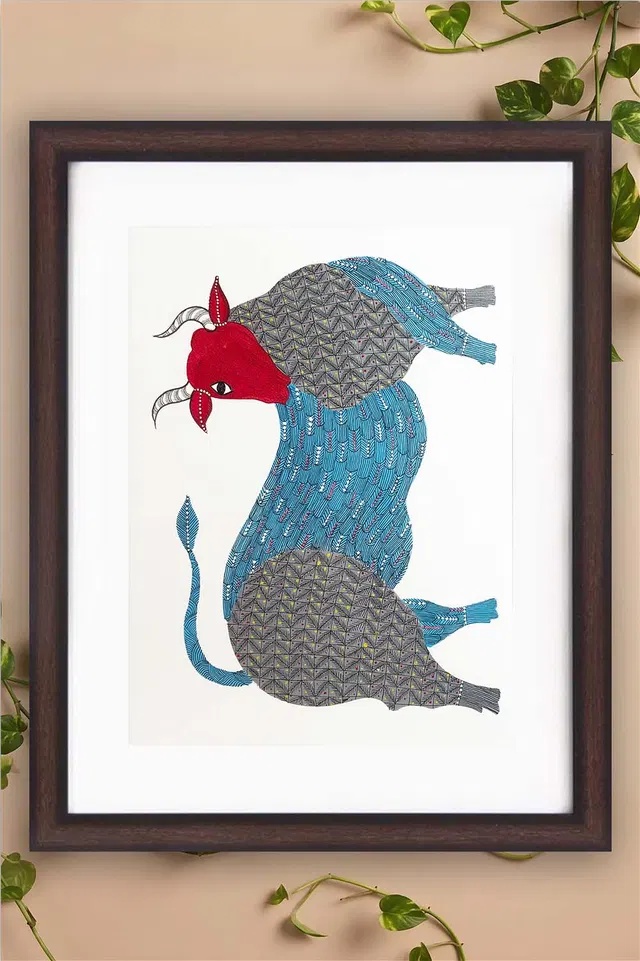 Gond Art (20x15) Inches
