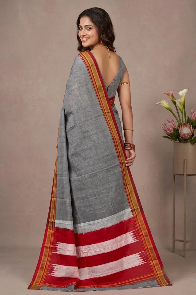 Ilkal Authentic Handloom Cotton-Silk Saree