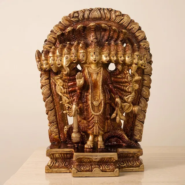 Moradabad Brass Craft Vishnu Avatar (5.35- 5.50 KG)