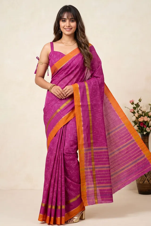 Narayanpet Handloom Cotton Saree