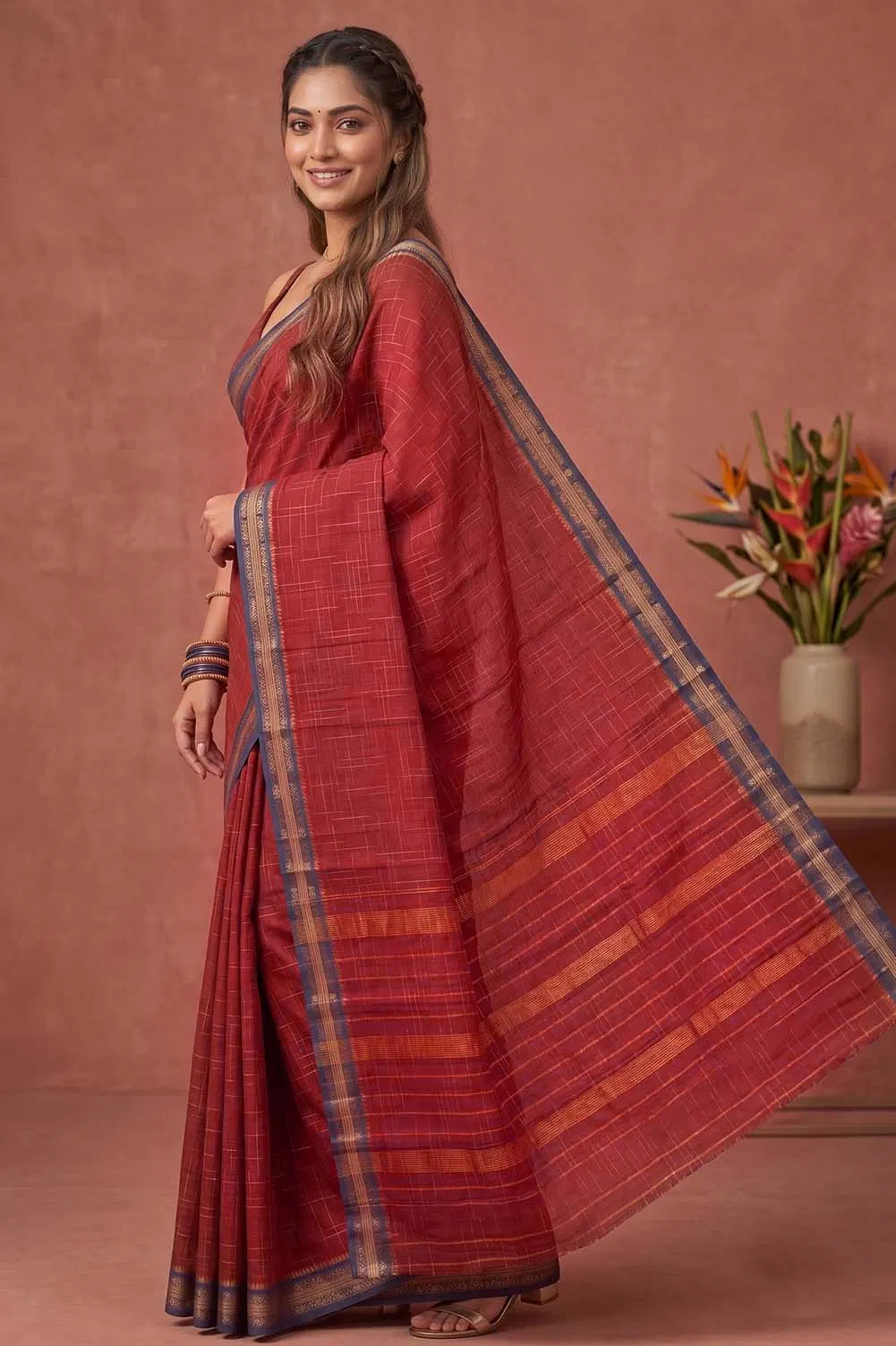 Narayanpet Handloom Cotton Saree