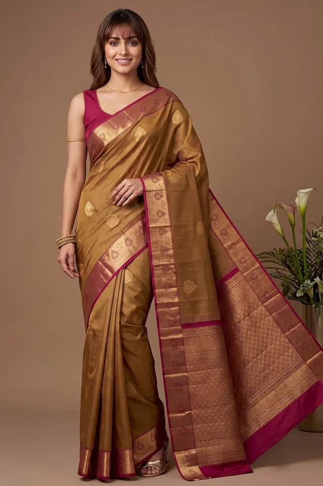 Dharmavaram Pure Silk Handloom Saree