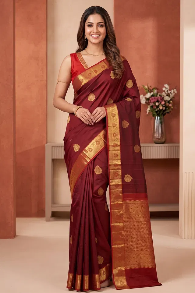 Dharmavaram Pure Silk Handloom Saree