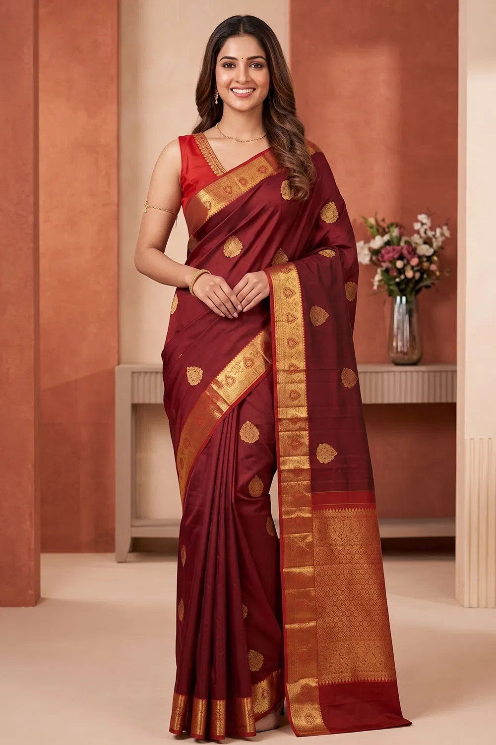 Dharmavaram Pure Silk Handloom Saree