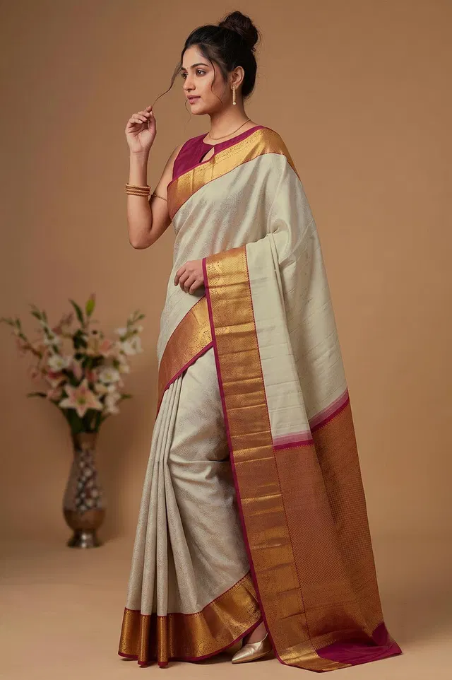 Dharmavaram Pure Silk Handloom Saree