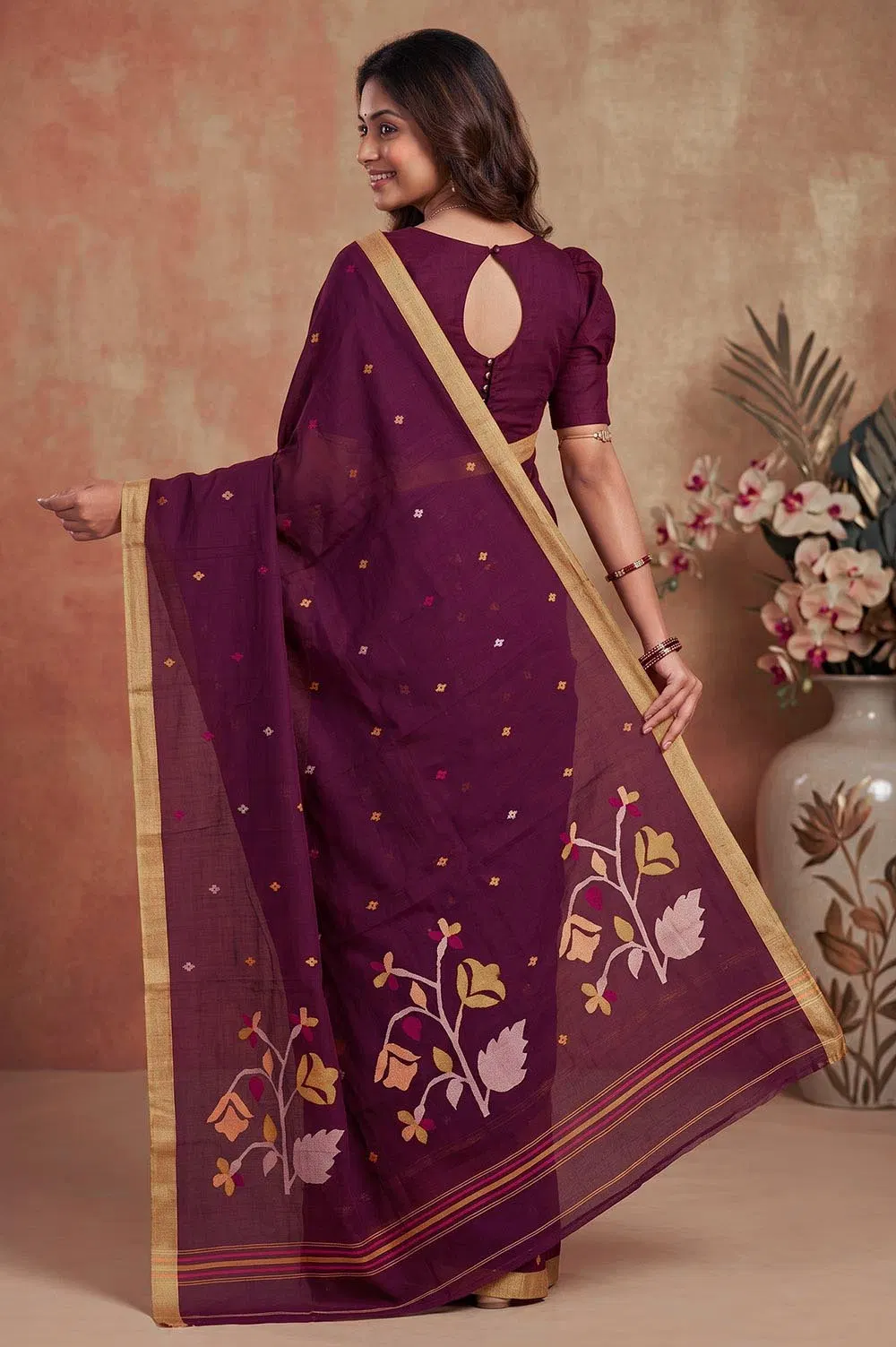 Jamdani Handloom Cotton Saree