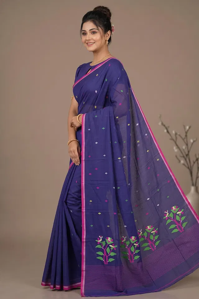 Jamdani Handloom Cotton Saree