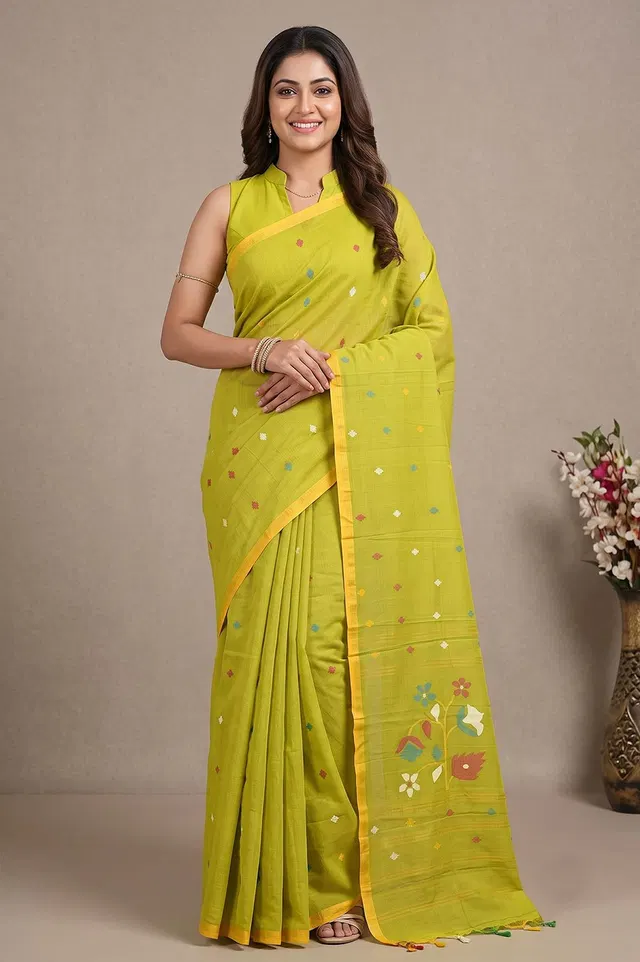 Jamdani Handloom Cotton Saree