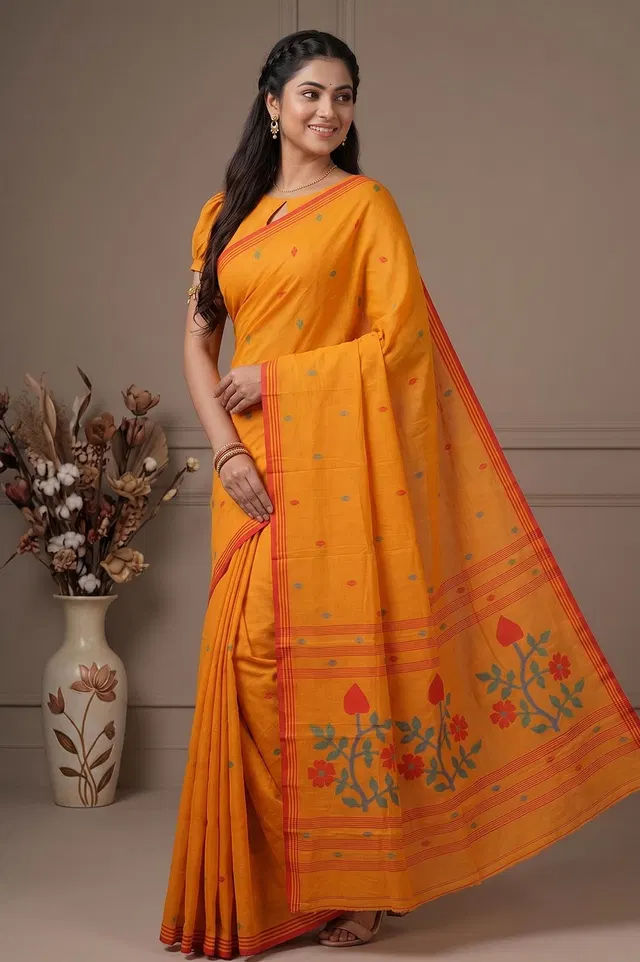 Jamdani Handloom Cotton Saree