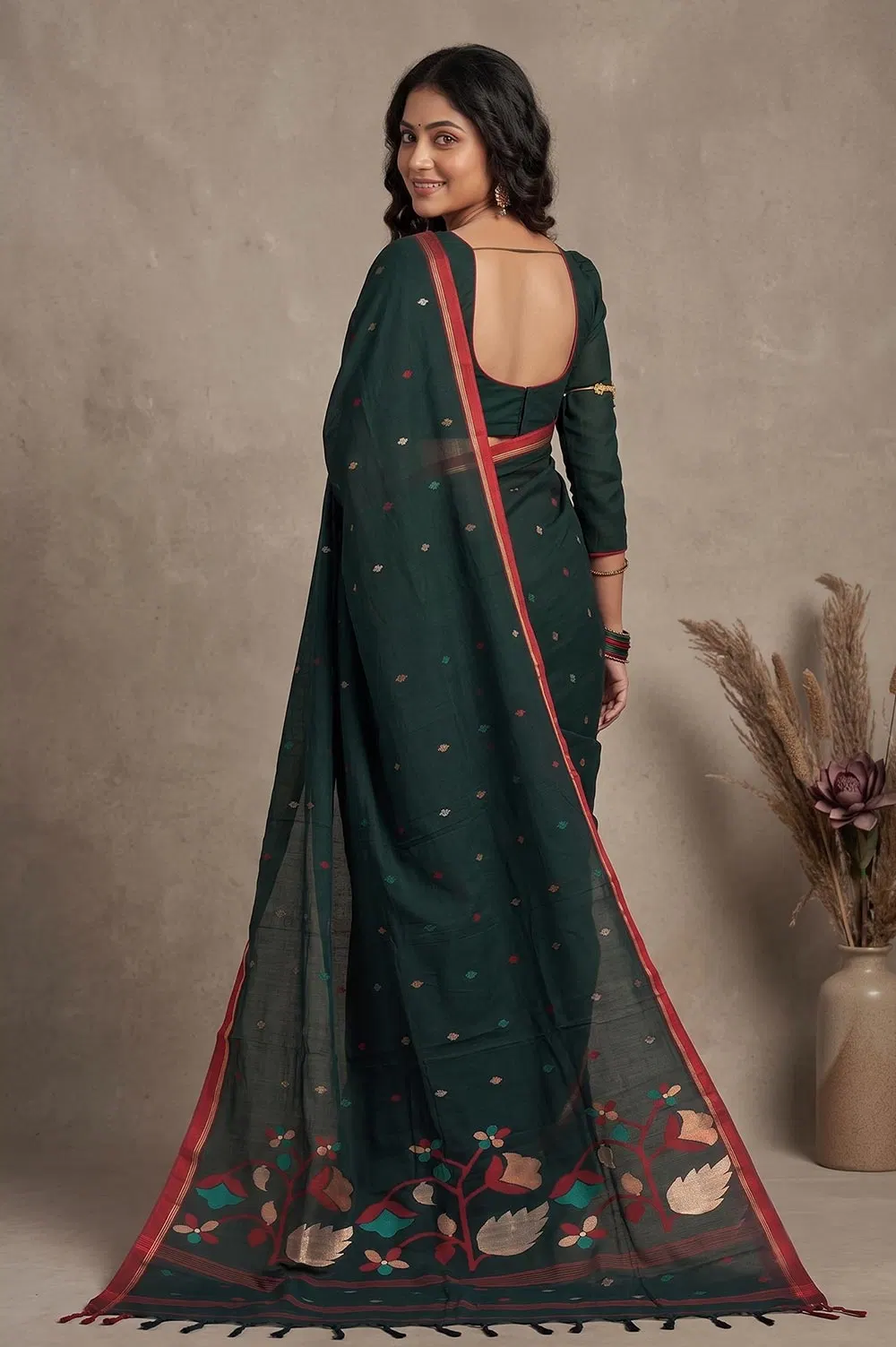 Jamdani Handloom Cotton Saree