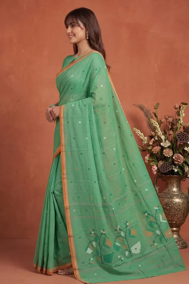 Jamdani Handloom Cotton Saree
