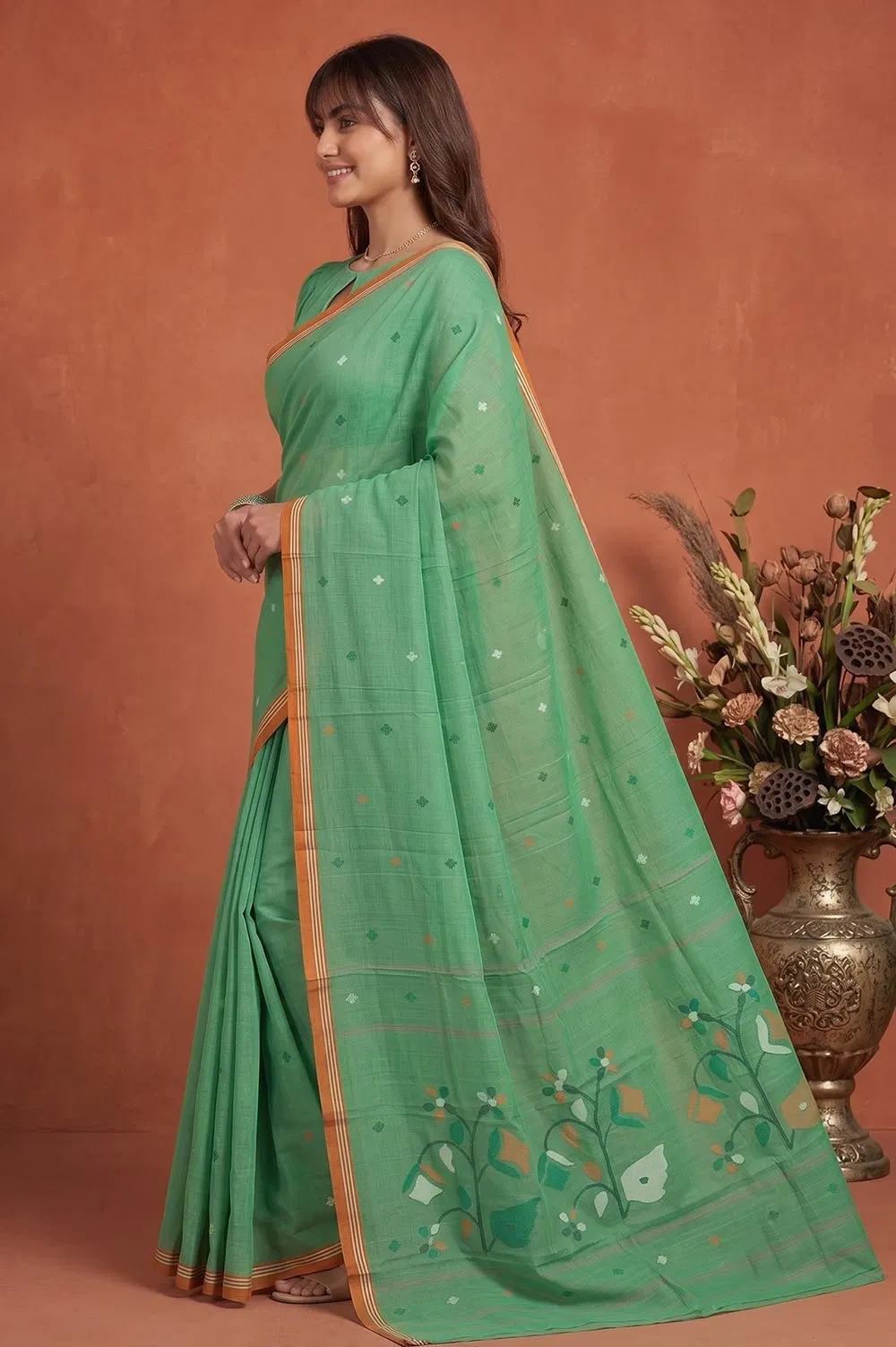 Jamdani Handloom Cotton Saree