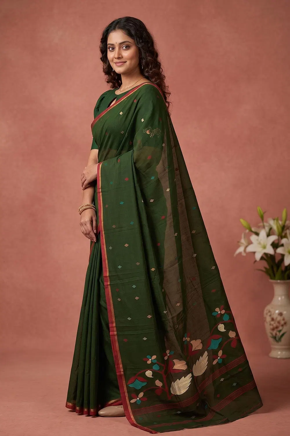 Jamdani Handloom Cotton Saree
